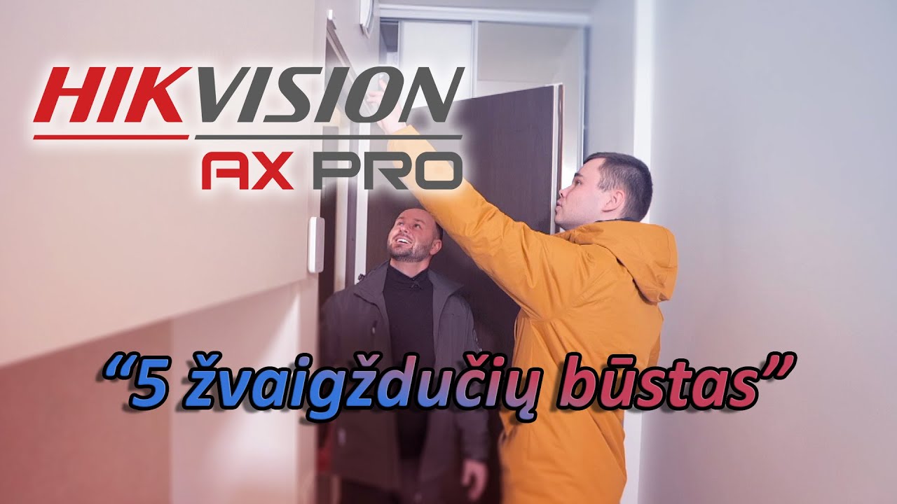 Belaidė namų apsaugos centralė - AX pro. Jokių laidų, jokių rūpesčių. BK Grupė