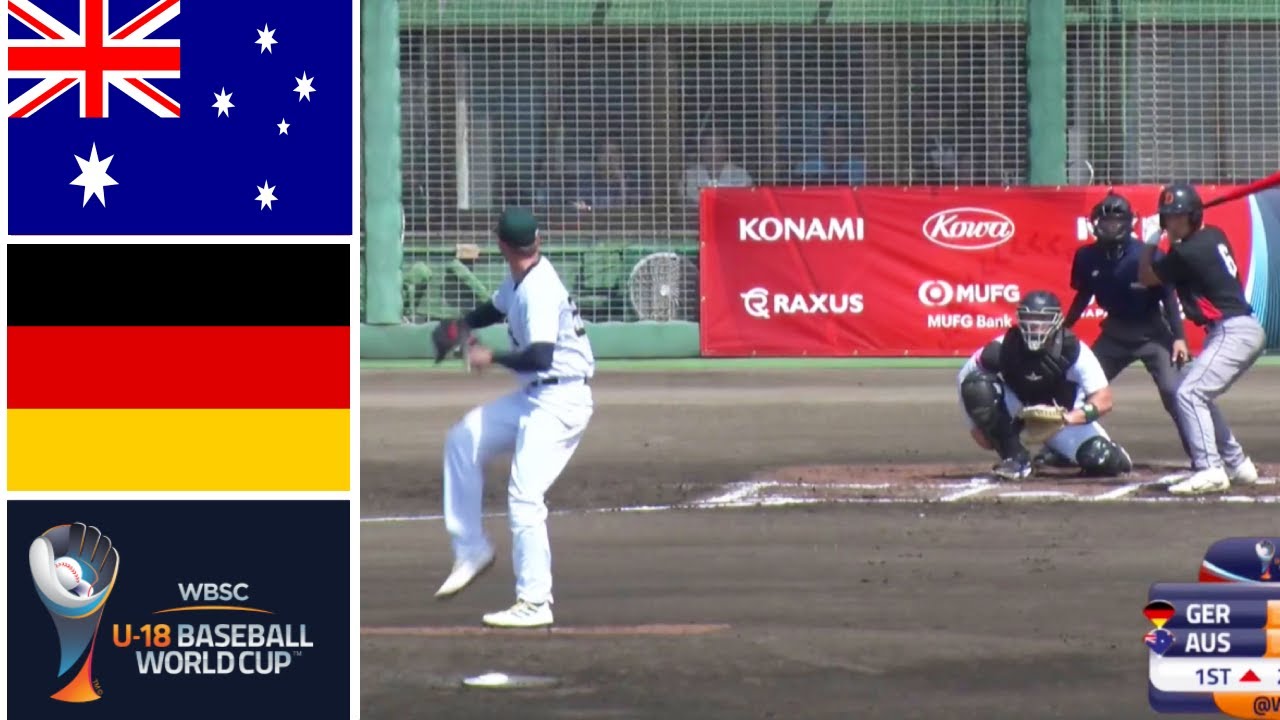 Germany vs Australia Highlights | U18 Baseball World Cup 202