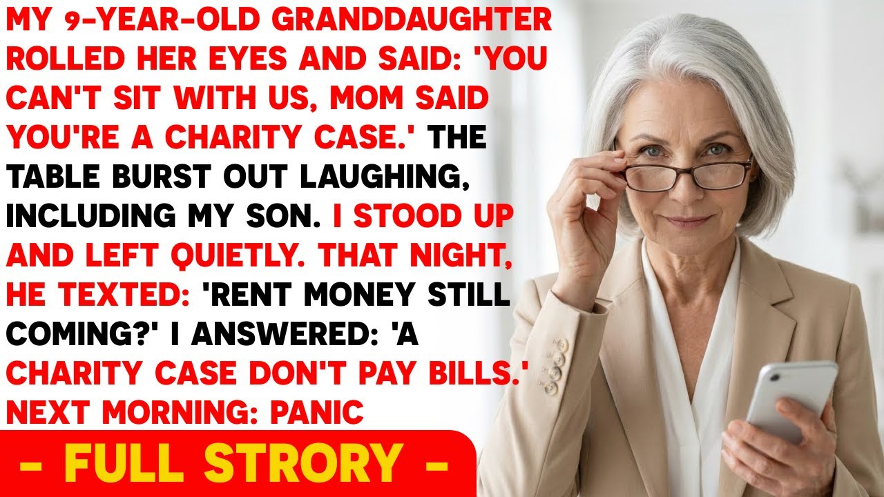 My Granddaughter Called Me A Nobody And My Son and His Wife Laughed. The Next Morning, They Were All