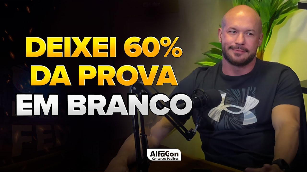 ACHEI QUE NÃO IA PASSAR EM NADA E FUI APROVADO NA PF #cortespodcast - AlfaCon