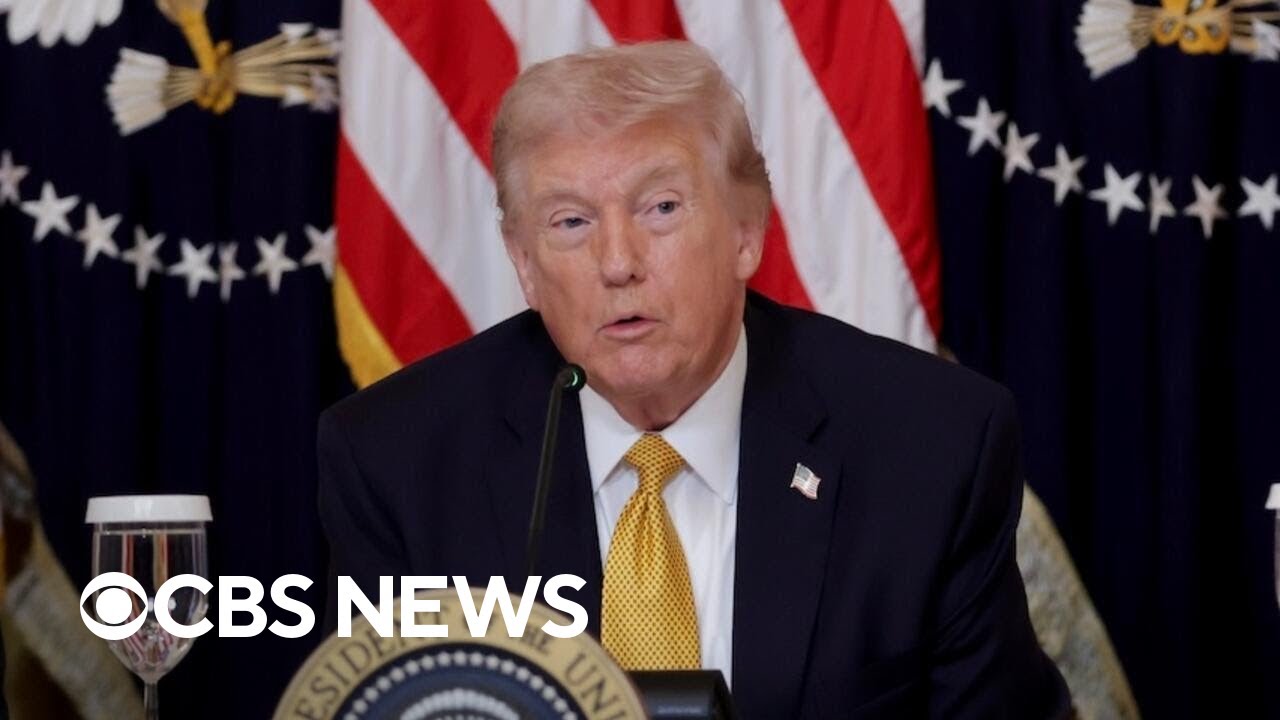 Trump gives updates on Iran and future of Kennedy Center