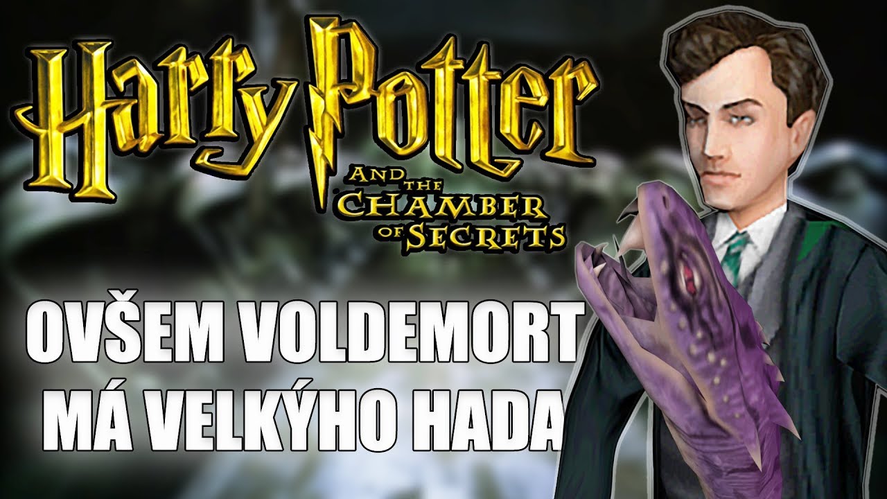 HARRY POTTER ovšem Voldemort má velkýho hada