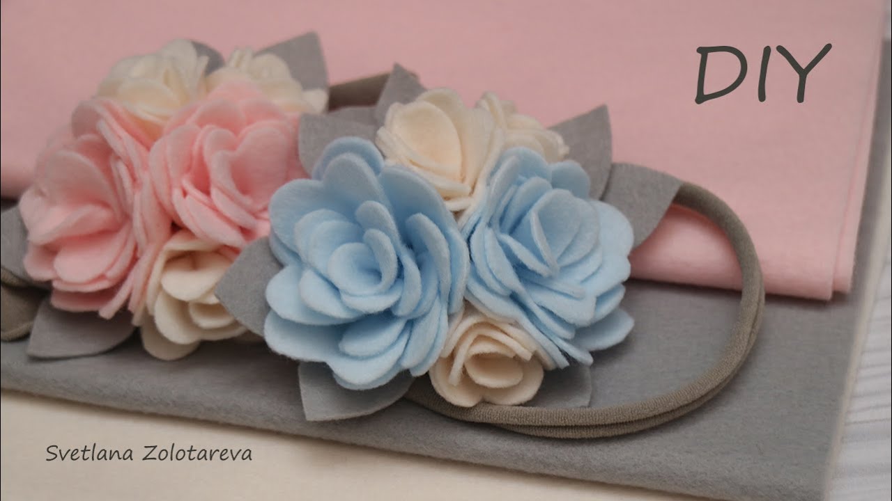 А ВЫ ЛЮБИТЕ УКРАШЕНИЯ ИЗ ФЕТРА??? 🌸 Удивительные повязки для девочек 🌸