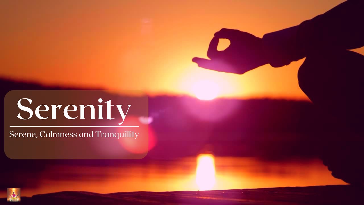 Serenity, Serene, Tranquility Music w Tibetan Bells with Nature Sound #serene#calmness #tranquillity
