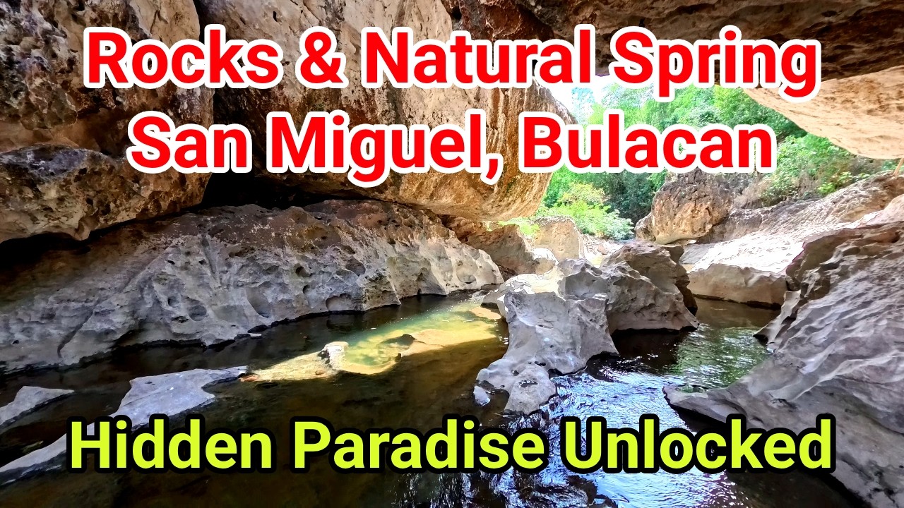 Discovering a Natural Spring Under Giant Rock Formations in San Miguel, Bulacan | Tukod Na Bato