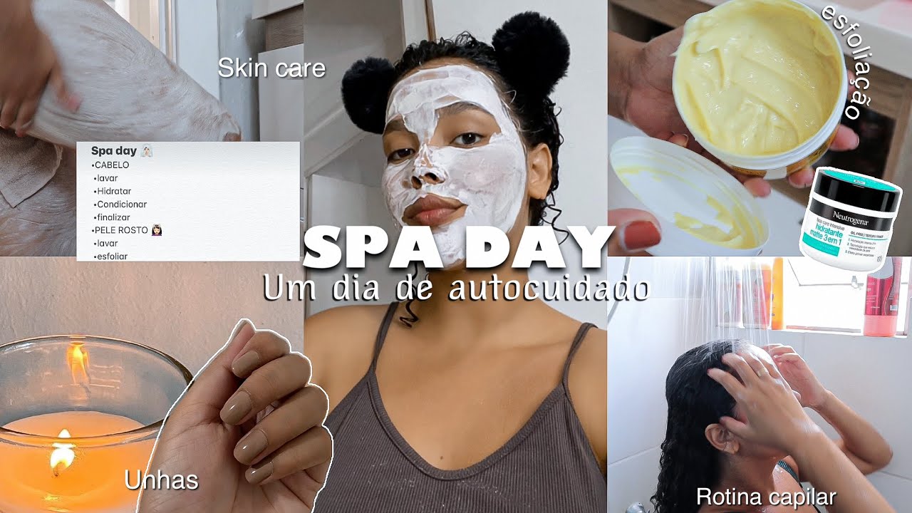 Fiz um Spa Day em casa!🧖🏽‍♀️um dia de autocuidado * cabelo, skin care, unhas atc…