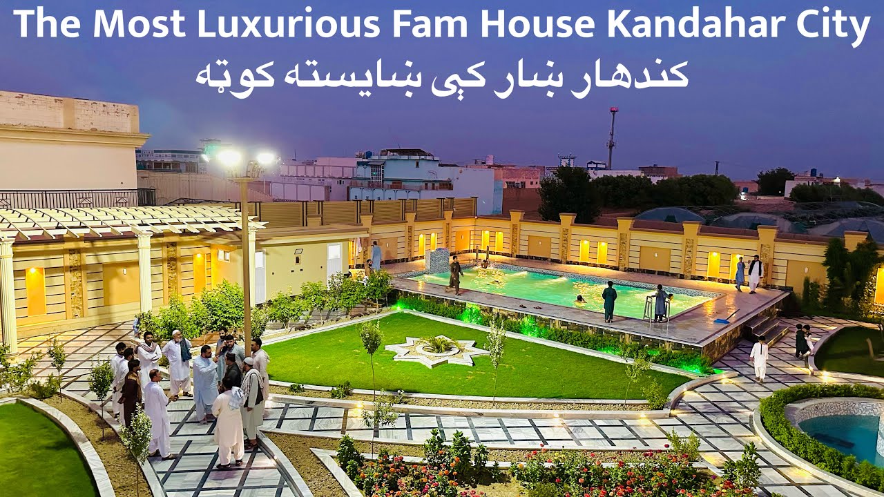 Visiting The Most Luxurious Fam House in Kandahar City | Afghanistan | Afghan Vlog
