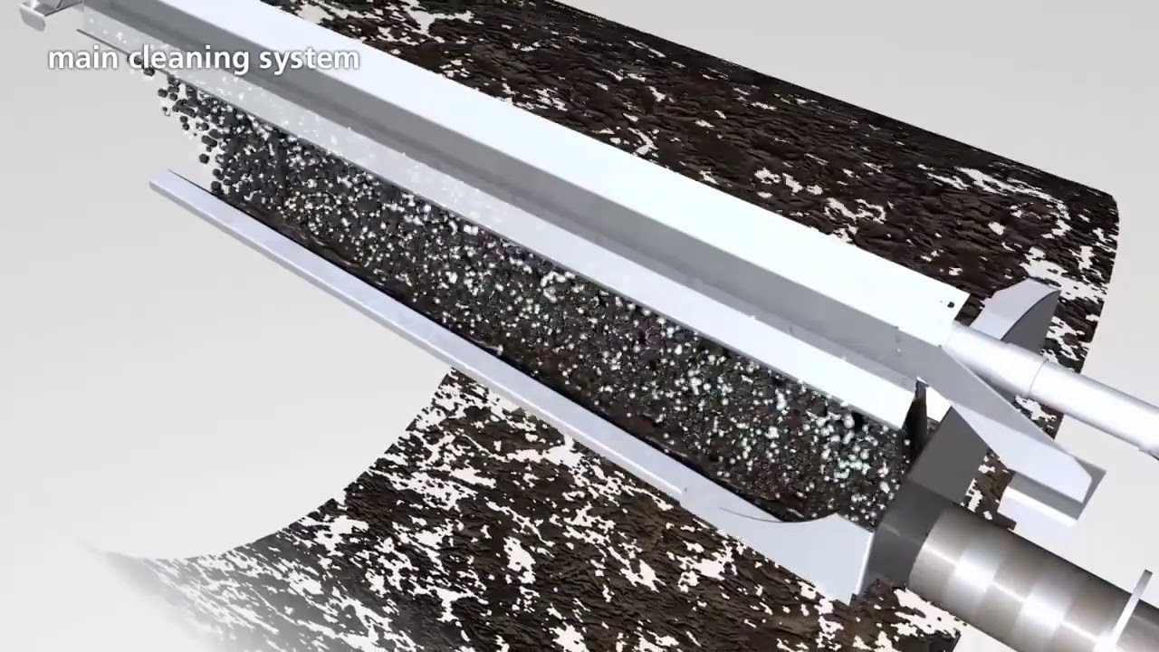 Animation HUBER Drum Screen LIQUID