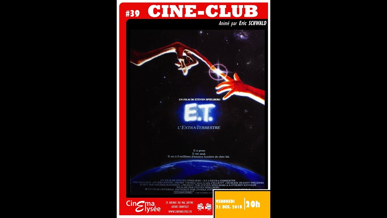 Ciné-Club #39 : E.T. L'extra-terrestre de Steven Spielberg (1982)