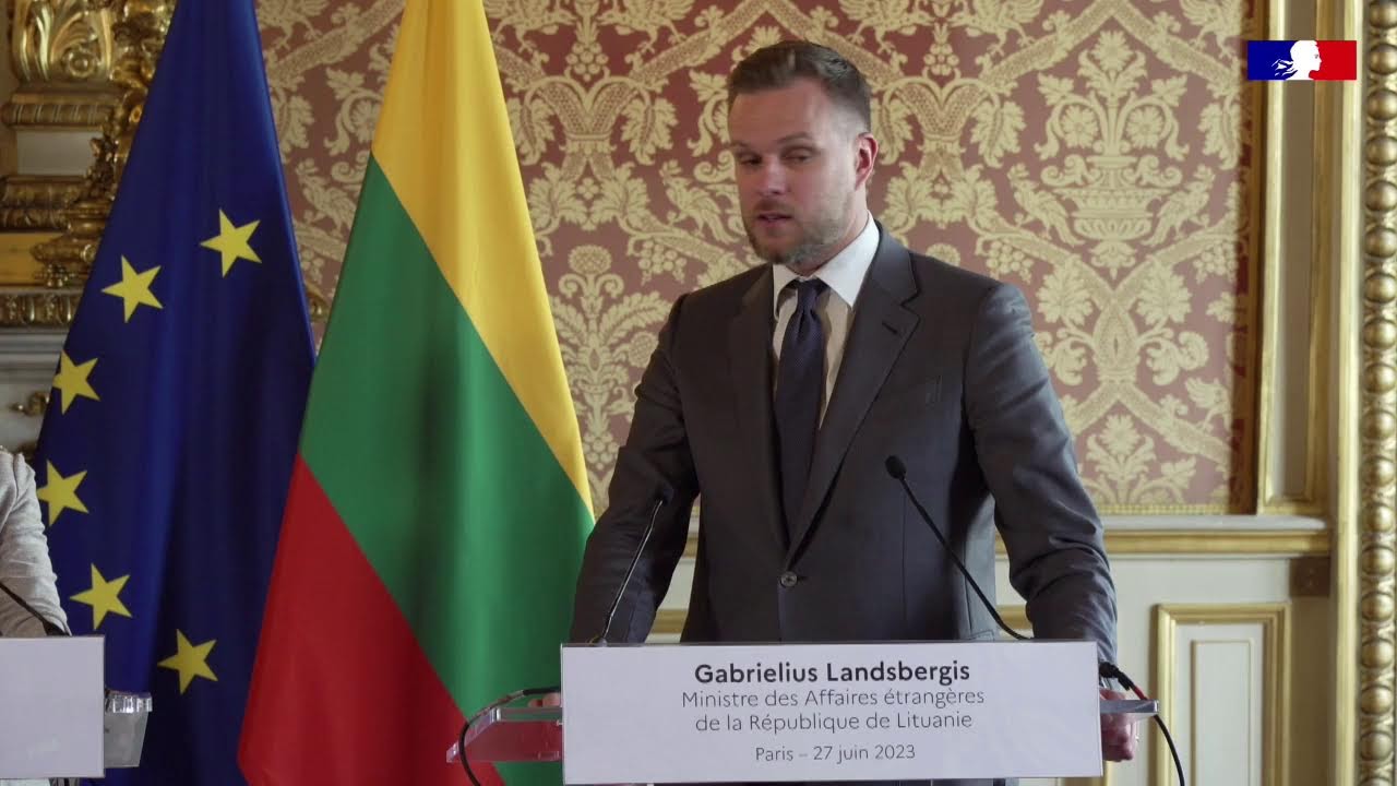 Conf&eacute;rence de Presse de Catherine Colonna et des MAE des pays baltes (Estonie, Lettonie, Lituanie)