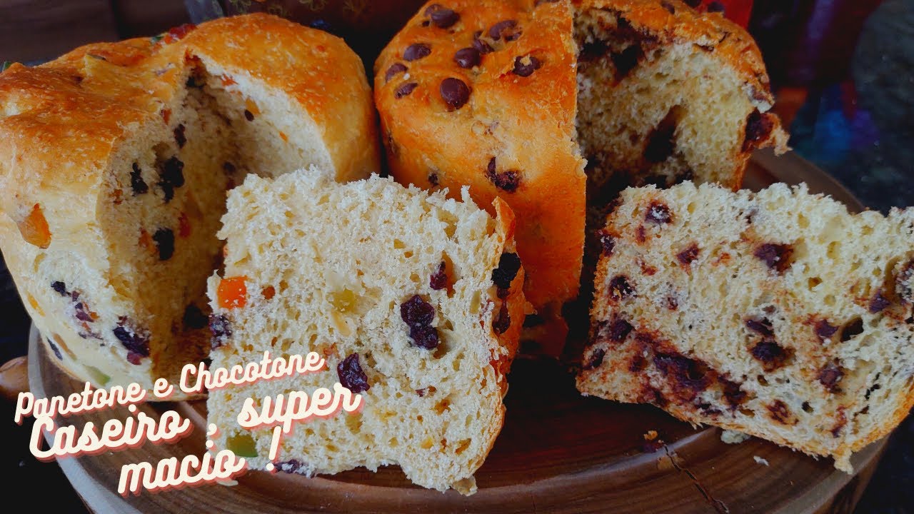 PANETONE E CHOCOTONE CASEIRO FÁCIL E SEM COMPLICAÇÃO