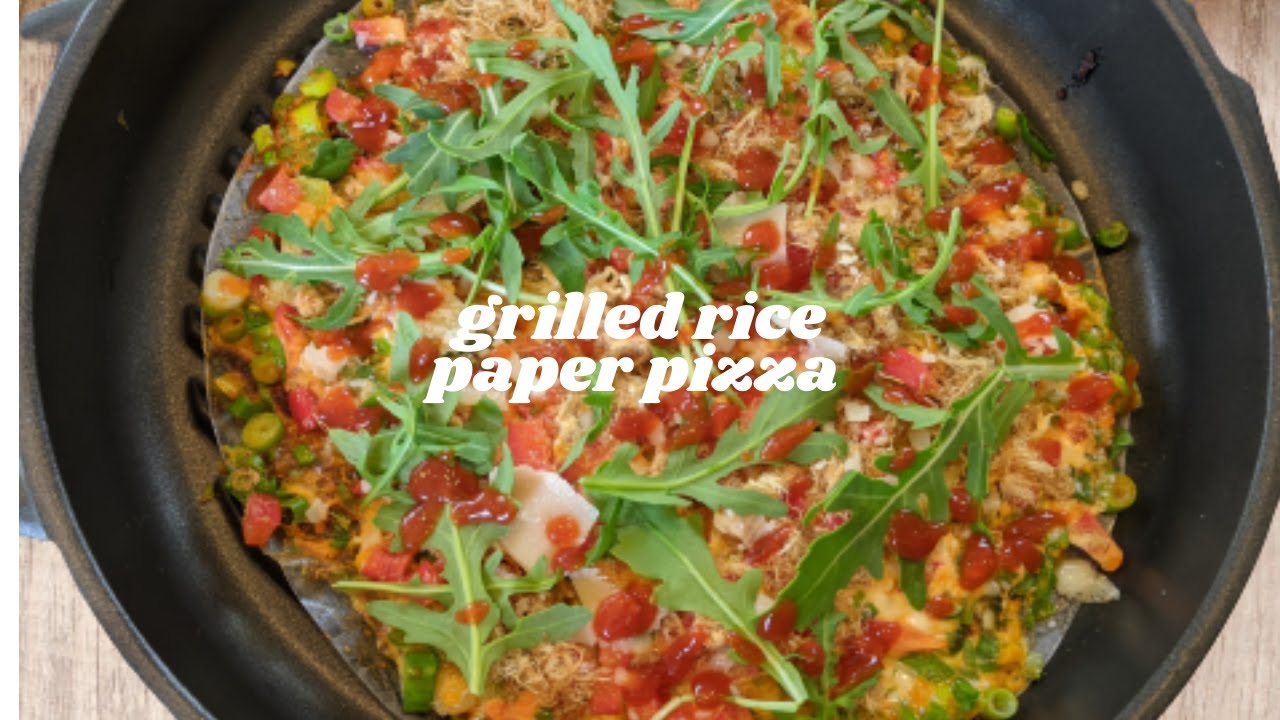 Banh Trang Nuong - Grilled Rice Paper pizza