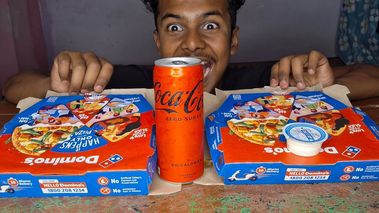 PEPPER BARBECUE CHICKEN PIZZA 🍕 AND CHICKEN KEEMA PIZZA 🍕 |EATING SHOW 