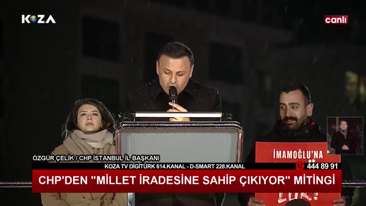 CHP'den Millet İradesine Sahip Çıkıyor Mitingi  #CanlıYayın