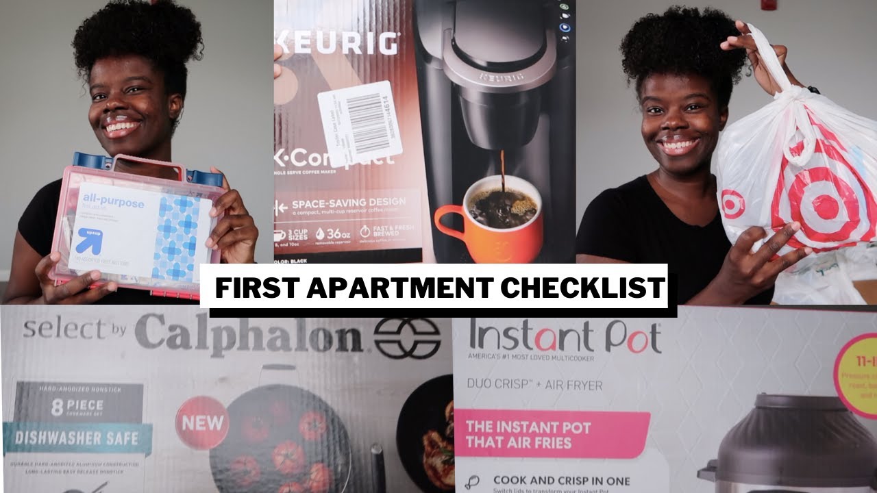 First Apartment Essentials Haul - A Budget Friendly Checklist (Baller On A Budget | MUST HAVES)