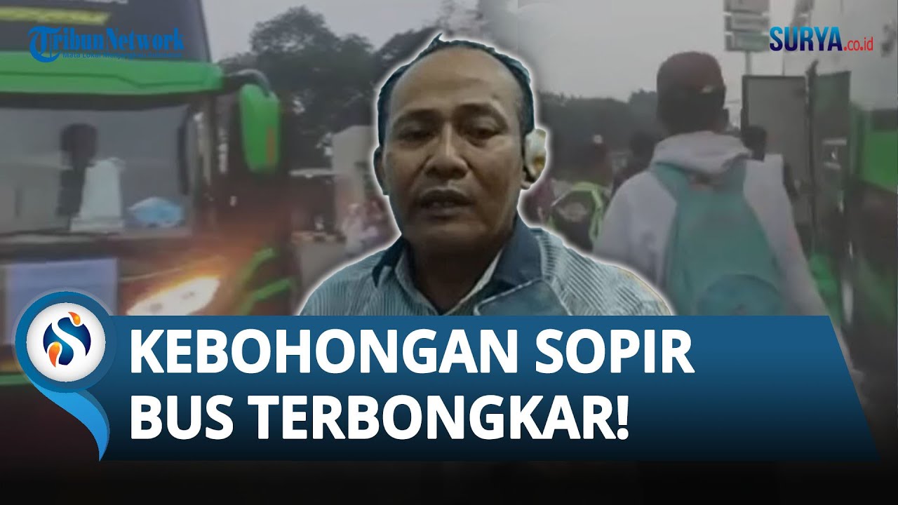 TERKUAK KEBOHONGAN Sopir Bus SMK Lingga Kencana, Kepergok Lakukan Hal Ini di Rest Area: Bocor Bocor!