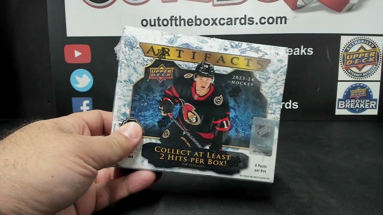 Out Of The Box Group Break #14,419- 2023-24 Upper Deck Artifacts (5 Box) Team Random