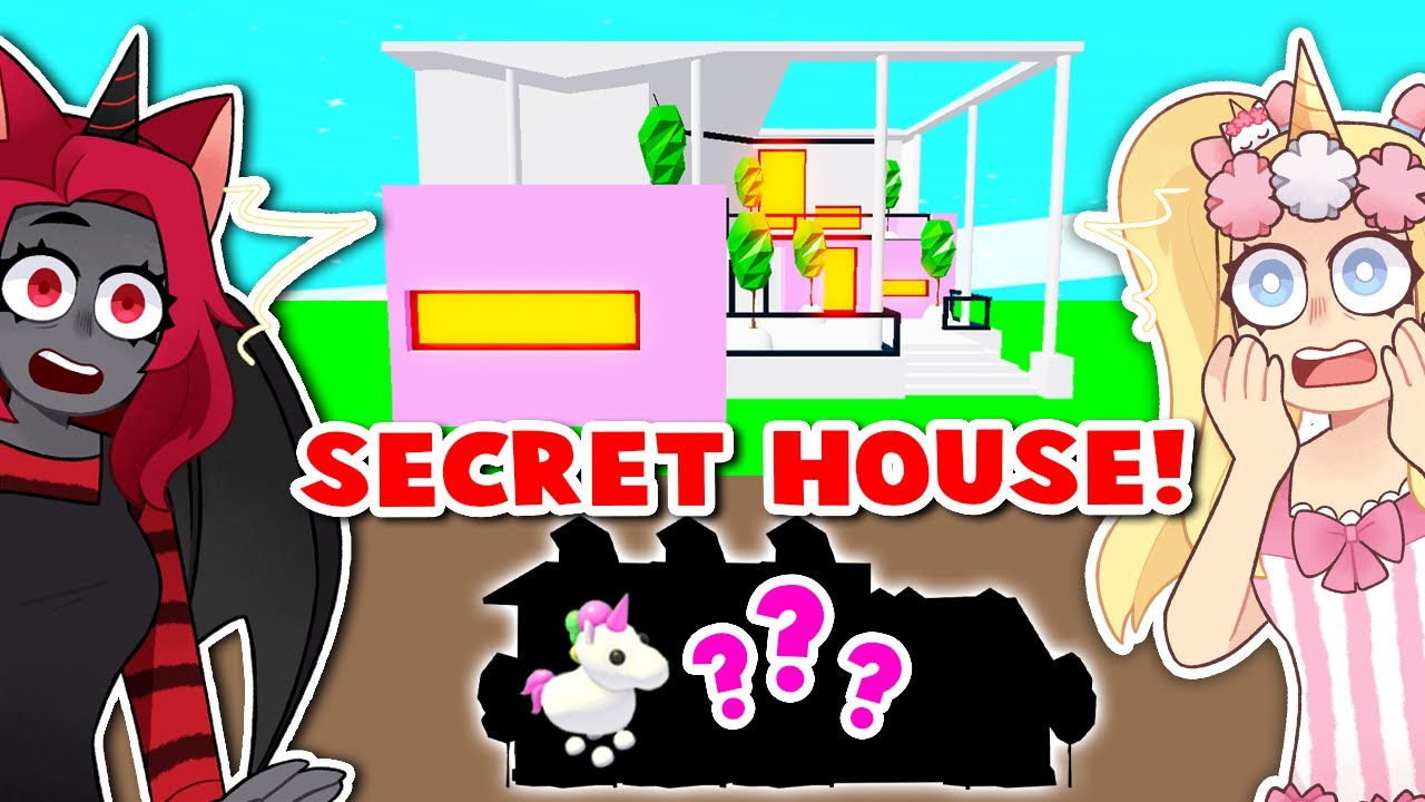 Sanna's Unicorn Built A SECRET HOUSE UNDER HERS In Adopt Me! (Roblox)