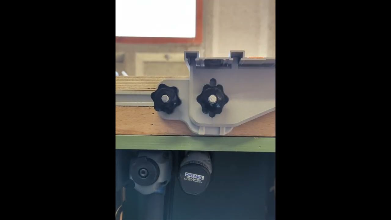 MFT track saw rail hinge bracket prototyping