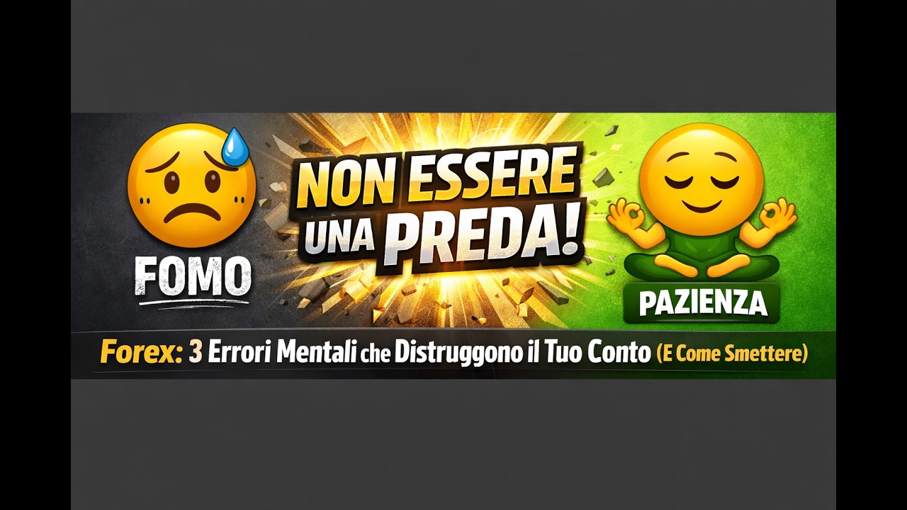 Forex: 3 Errori Mentali che Distruggono il Tuo Conto (E Come Smettere)