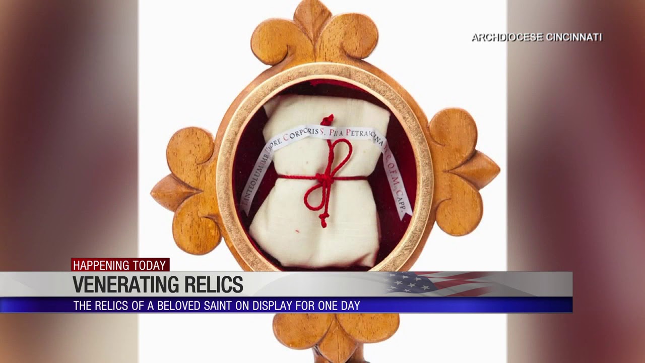 Relics of beloved saint on display at St. Peter in Chains