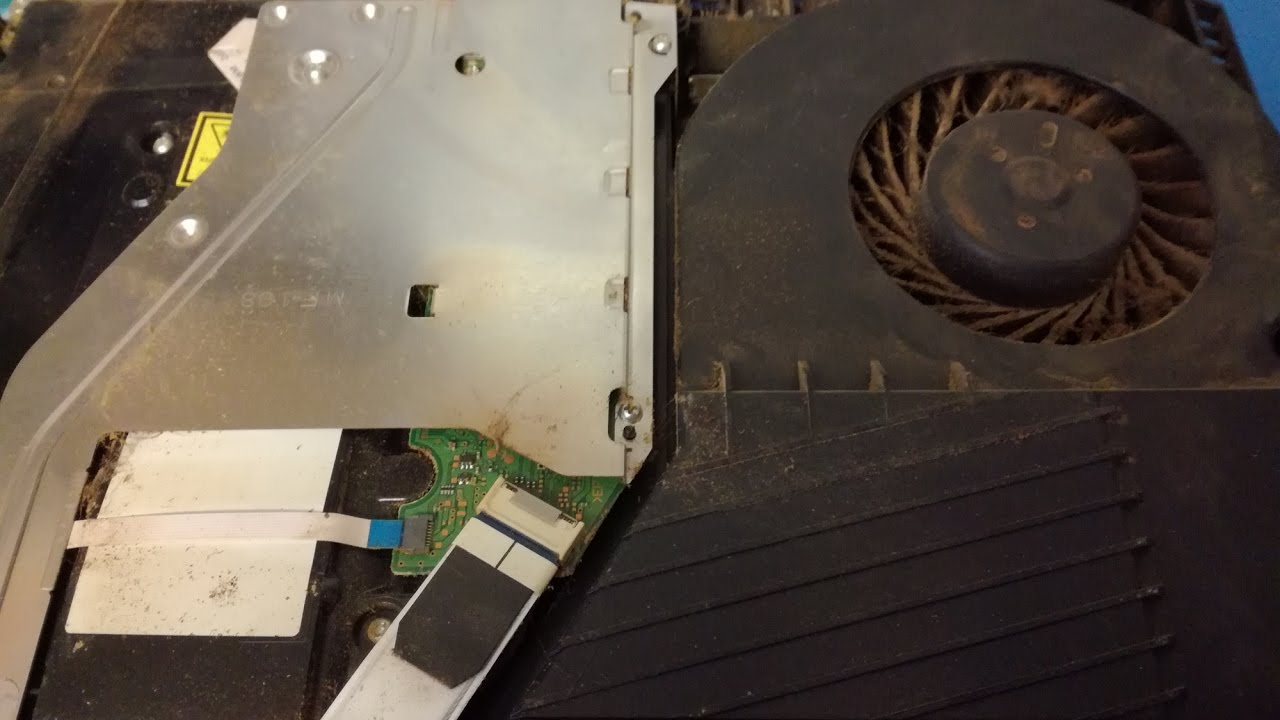 Cleaning out a filthy Playstation 4 that is overheating