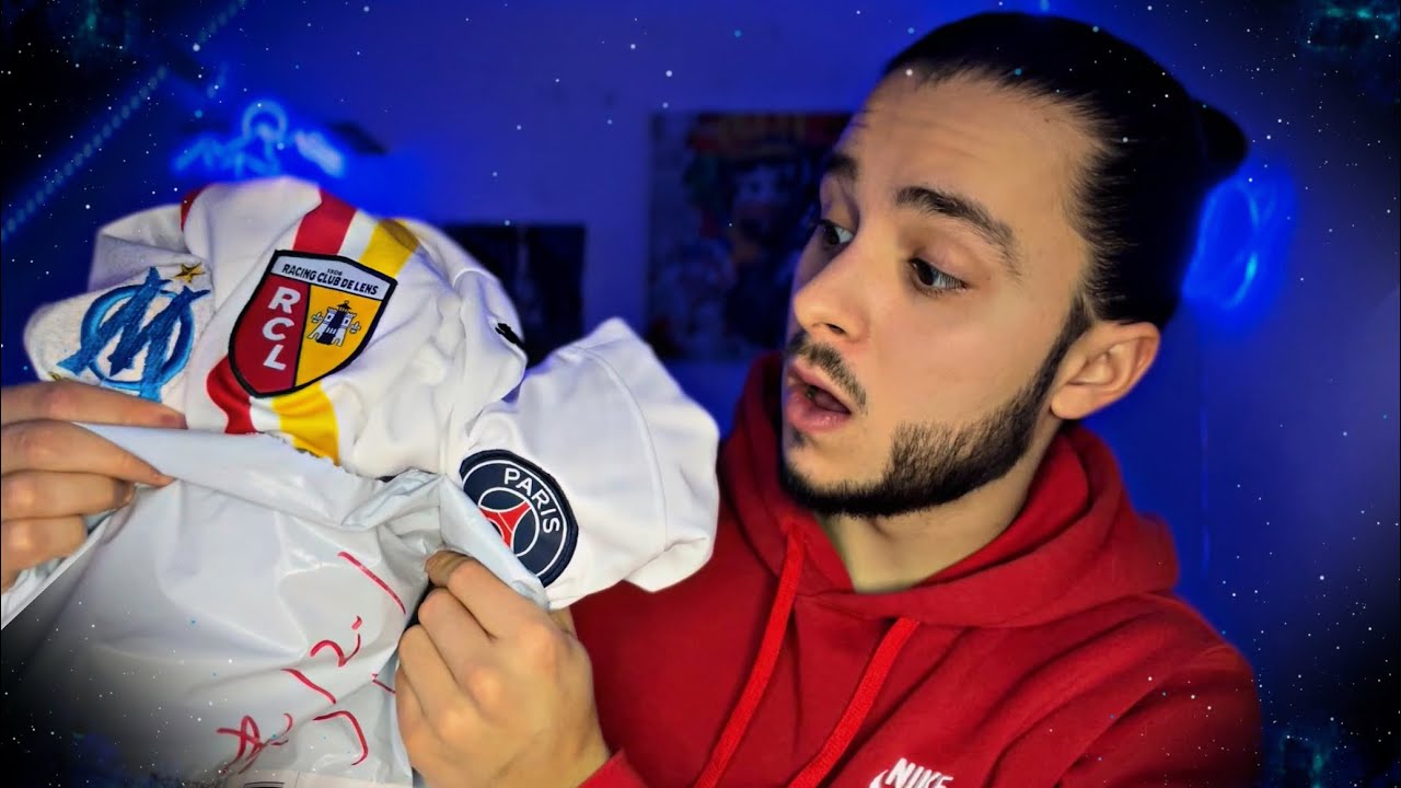 ✨ASMR~UNBOXING MAILLOTS DE FOOT ⚽️ + (jeu concours pour gagner DEUX maillots 🎁 )