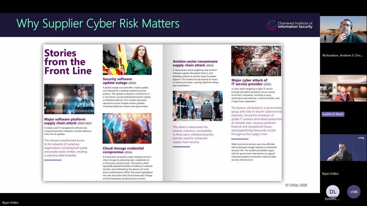 CIISec How To Build Resilience In Your Supply Chain