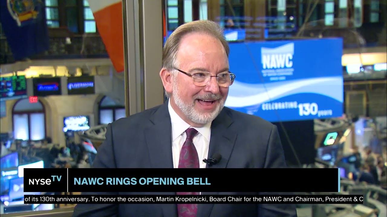 Martin Kropelnicki, Board Chair at National Association of Water Companies  Joins NYSE TV LIVE