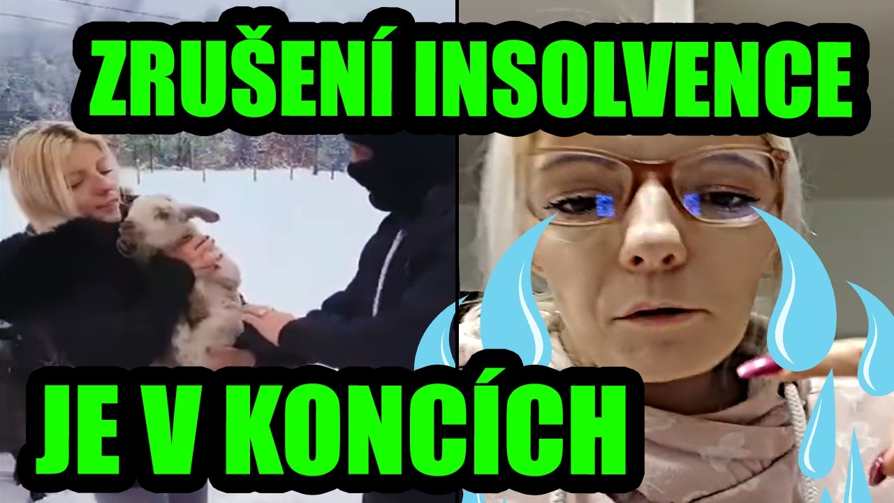 SHOPAHOLICADEL JE V KONC&Iacute;CH, PODALA Ž&Aacute;DOST O STOPNUT&Iacute; INSOLVENCE #shopaholicadel #vladěna #reakce