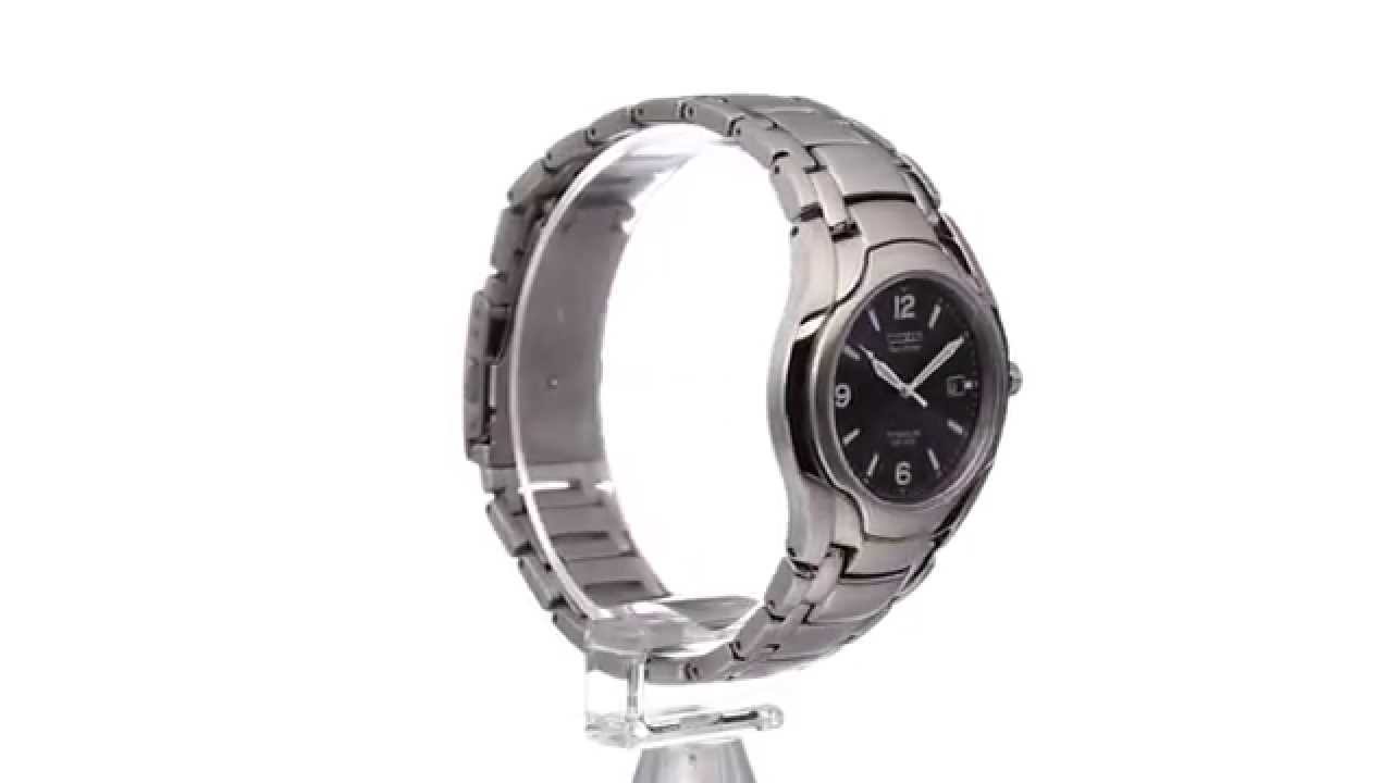 Citizen Watches BM6060-57F Eco-Drive 180 WR100 Titanium Bracelet Watch SKU:7336522