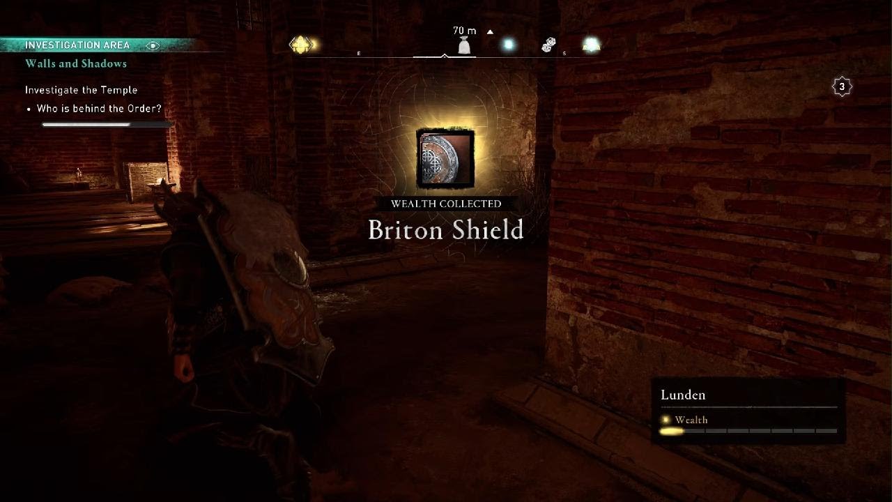Assassin's Creed Valhalla - Lunden wealth - Temple of Mithras
