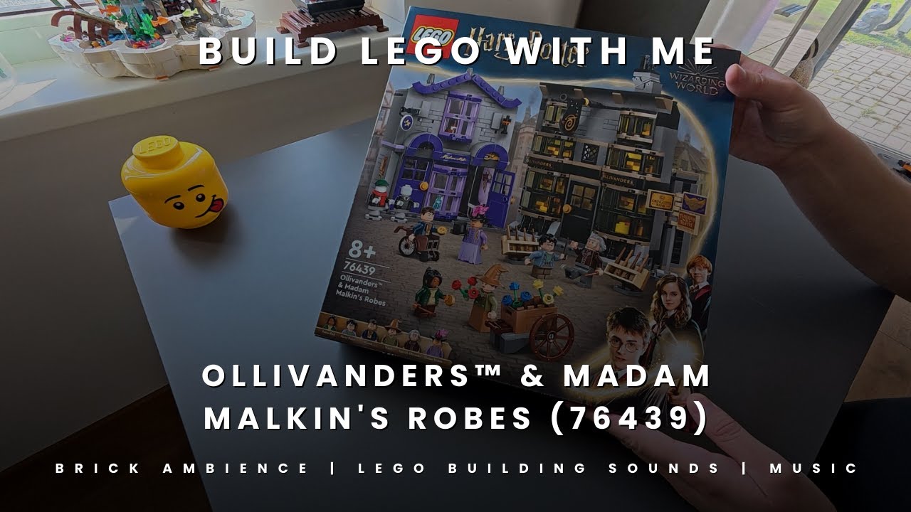 Build LEGO with me: Ollivanders & Madam Malkin’s robes (76439) - Ambiance & Relaxation