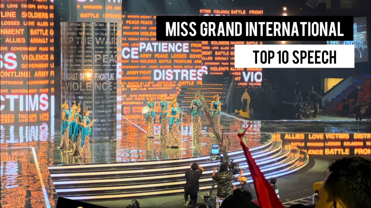 MISS GRAND INTERNATIONAL 2022 - TOP 10 SPEECH (FANCAM)