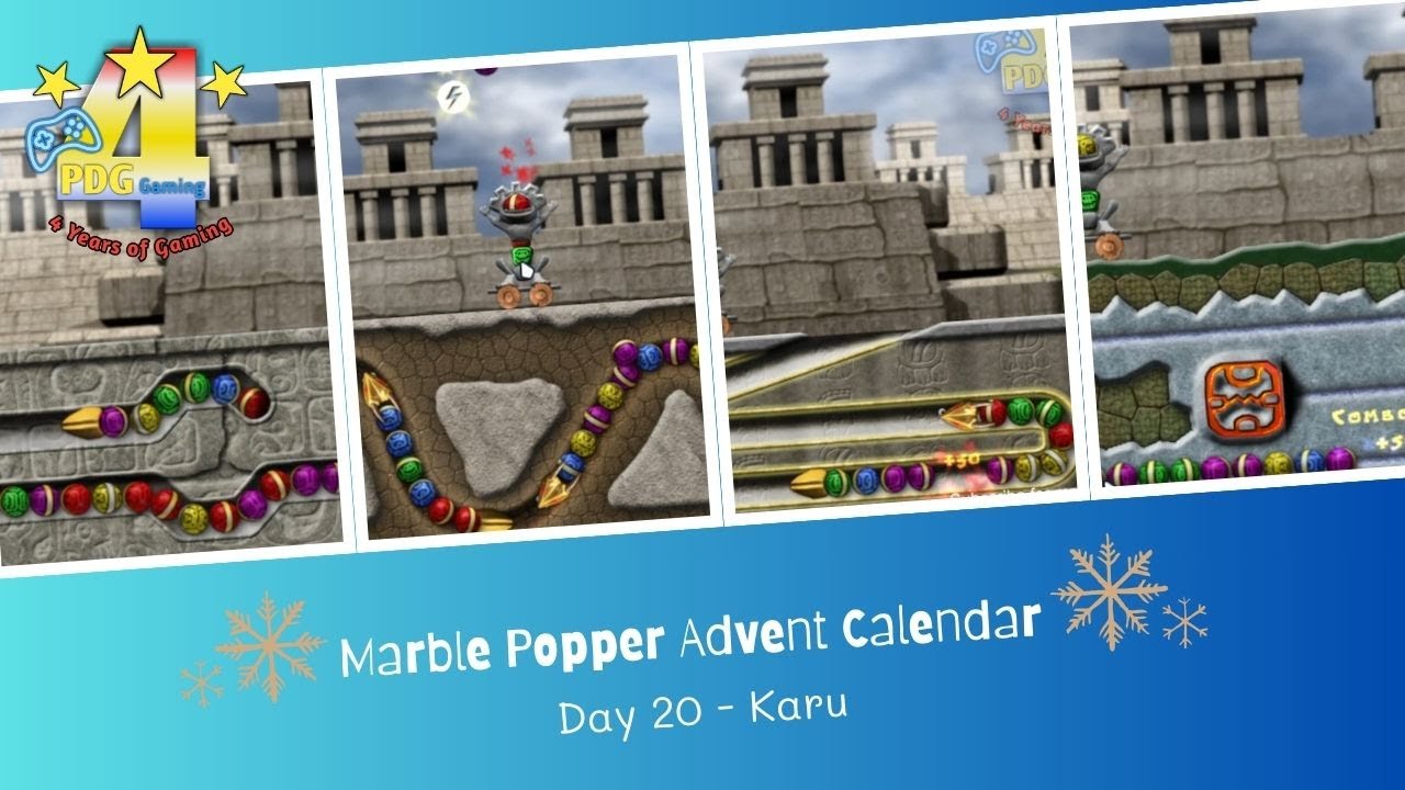 Marble Popper Advent Calendar || Day 20 || Karu (7 Games)