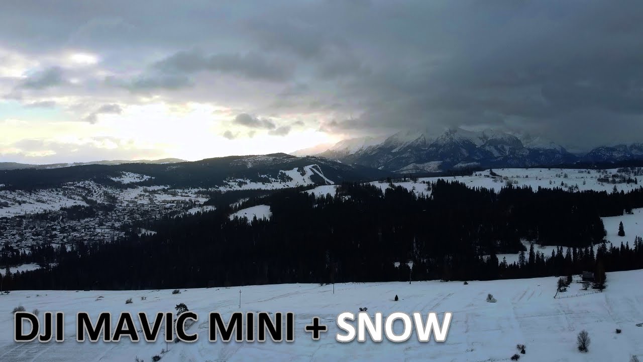 DJI Mavic Mini in some serious SNOW up in the Mountains of Poland