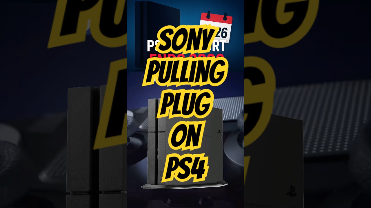 Sony is Finally Shutting Down PS4 #sony #playstation #ps4 #playstationplus #playstation4 #gamingnews