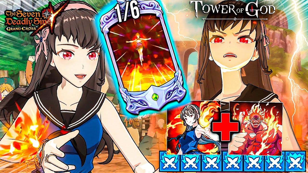 N°1 ROTÍSIMA DE LA COLLAB!!! 🔥 YIHWA YEON TOWER GOD DESTROZA PVP! 🙂 | Seven Deadly Sins: Grand Cross