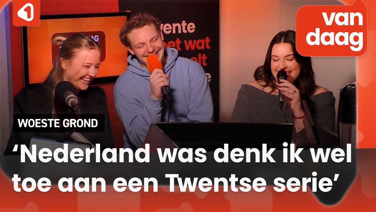 Studiegenoten Linde, Leon en Aimee spelen in Twentse hitserie Woeste Grond