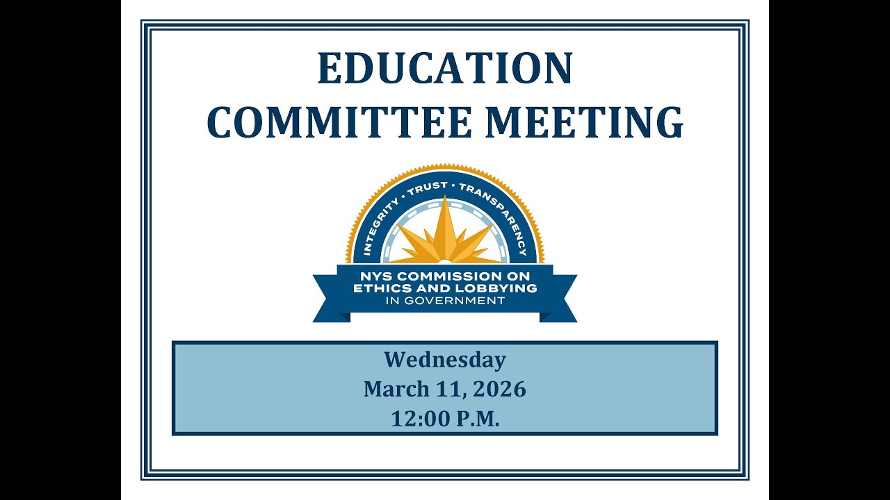 March 11 2026 Education Committee Meeting Video