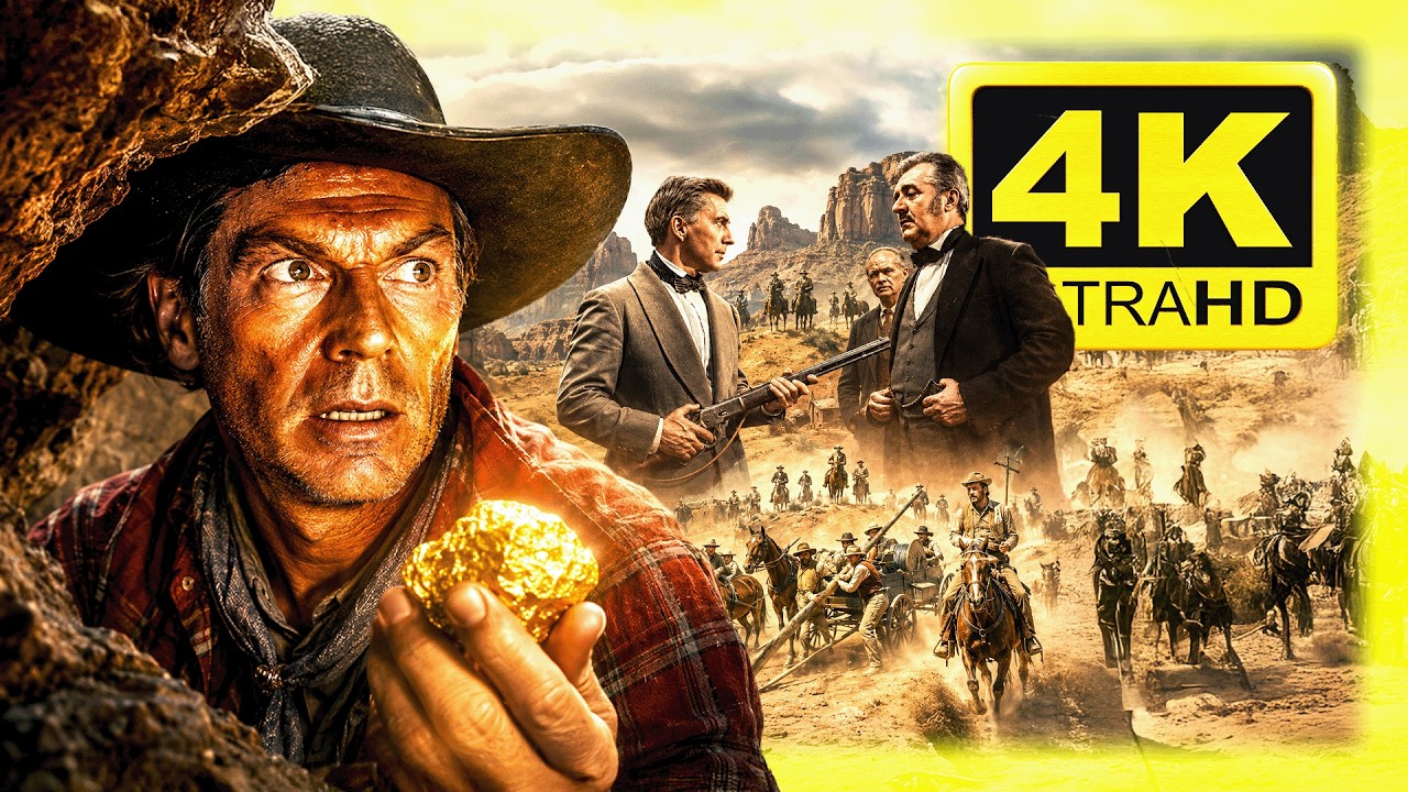 🎬 Голые холмы (1956) 4K | Вестерн с Дэвидом Уэйном 🤠💰 | Золотая лихорадка на Диком Западе -