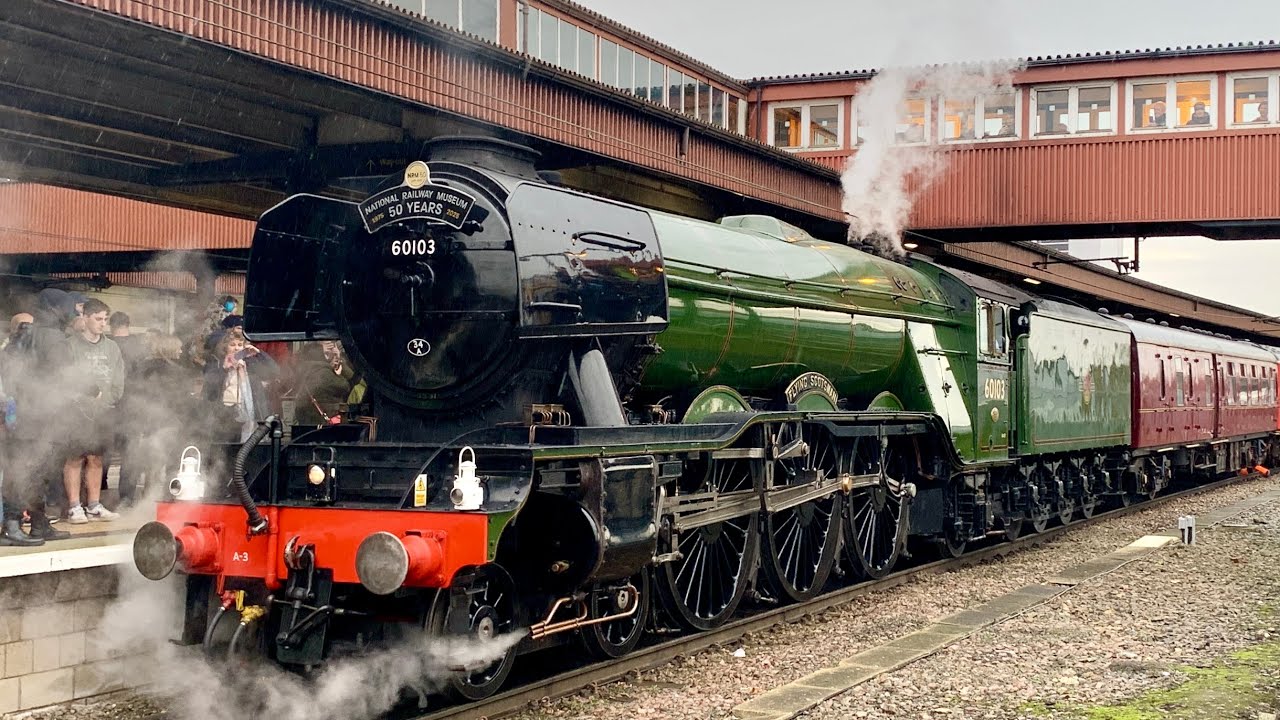 A Very Late 60103 Flying Scotsman at York - “The Festive Flying Scotsman” - 14/12/25 