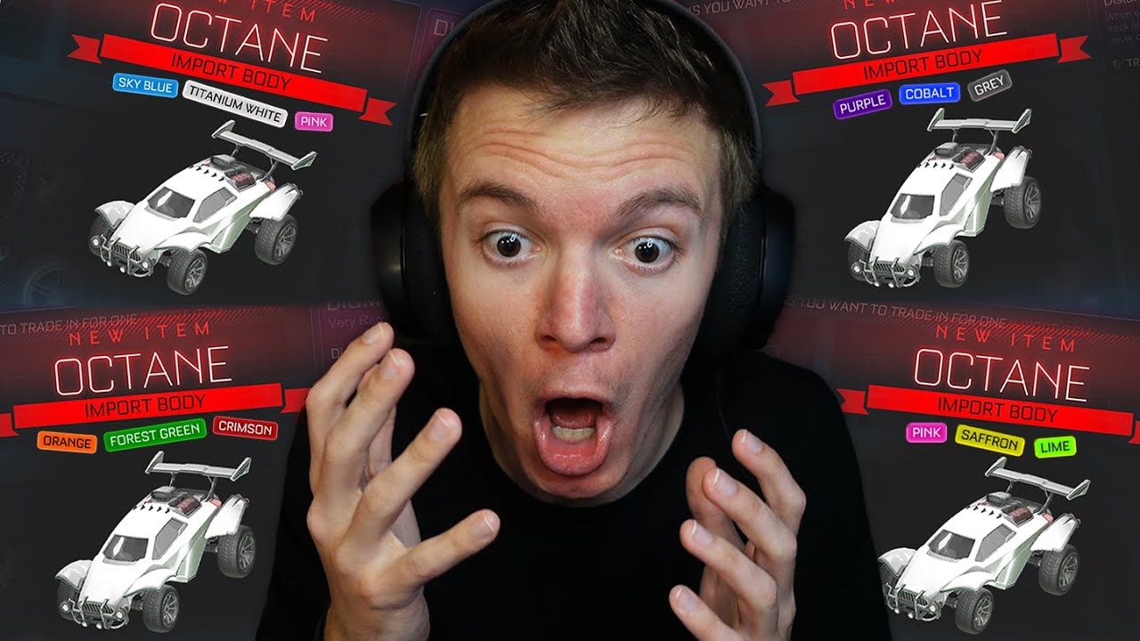 EVERY PAINTED OCTANE TRADE UP I'VE EVER HAD IN ROCKET LEAGUE!