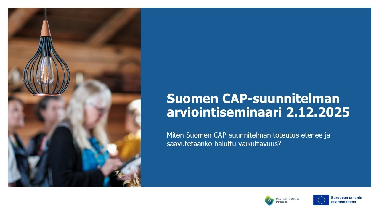 Miten eläinten hyvinvoinnilla menee CAP-suunnitelmassa? | Jarkko Niemi, Luonnonvarakeskus