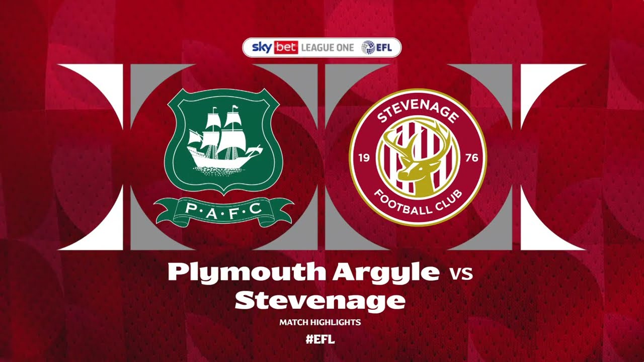 Plymouth Argyle v Stevenage Highlights