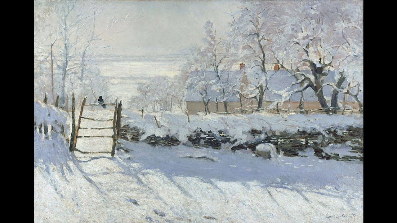 La urraca - Claude Monet