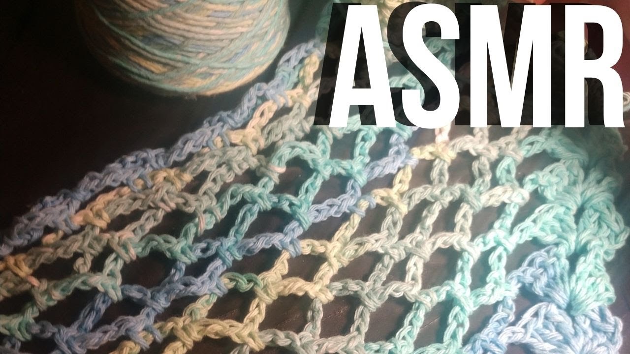 ASMR 🧶 CROCHET - Easy Shawl Tutorial