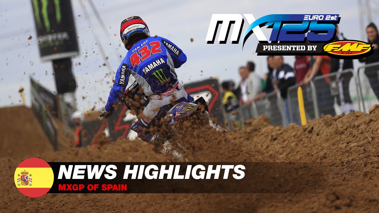 News Highlights | EMX125 Presented by FMF Racing | MXGP of Spain 2021 #Motocross
