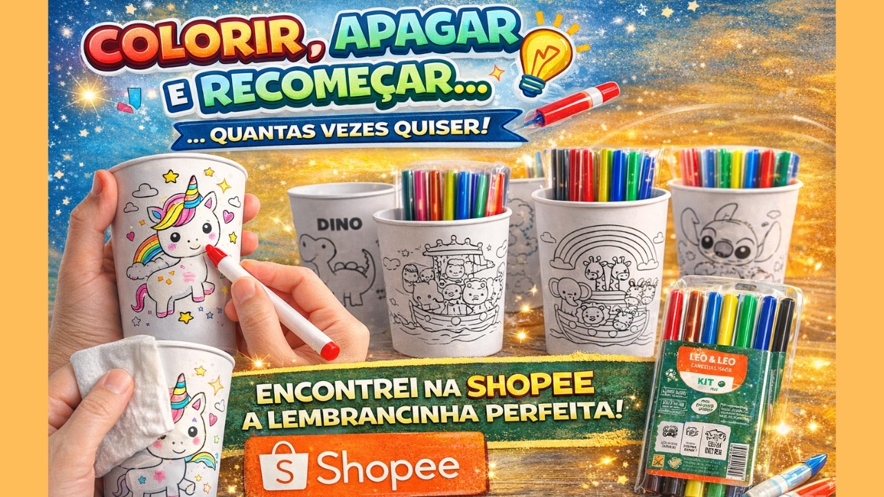 💖 Encontrei na Shopee a Lembrancinha Perfeita para Aniversário Infantil!