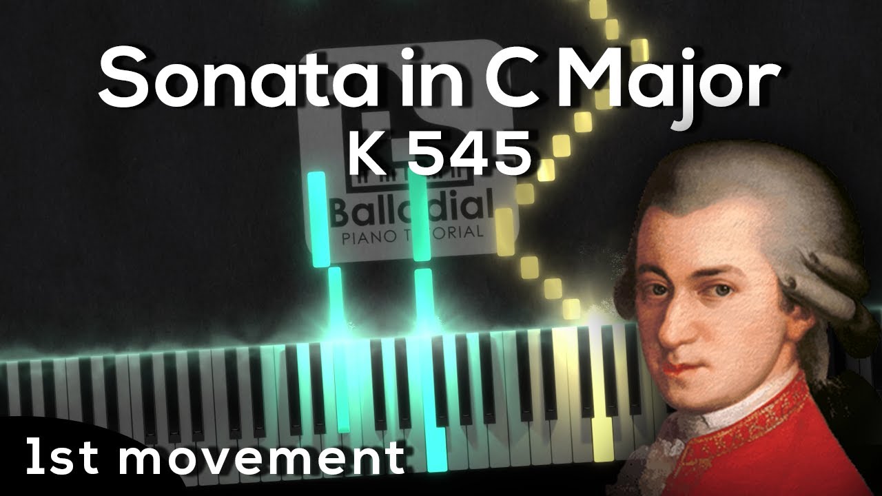 Sonata in C Major K 545 (1st mvt) - W. A. Mozart | Piano Tutorial